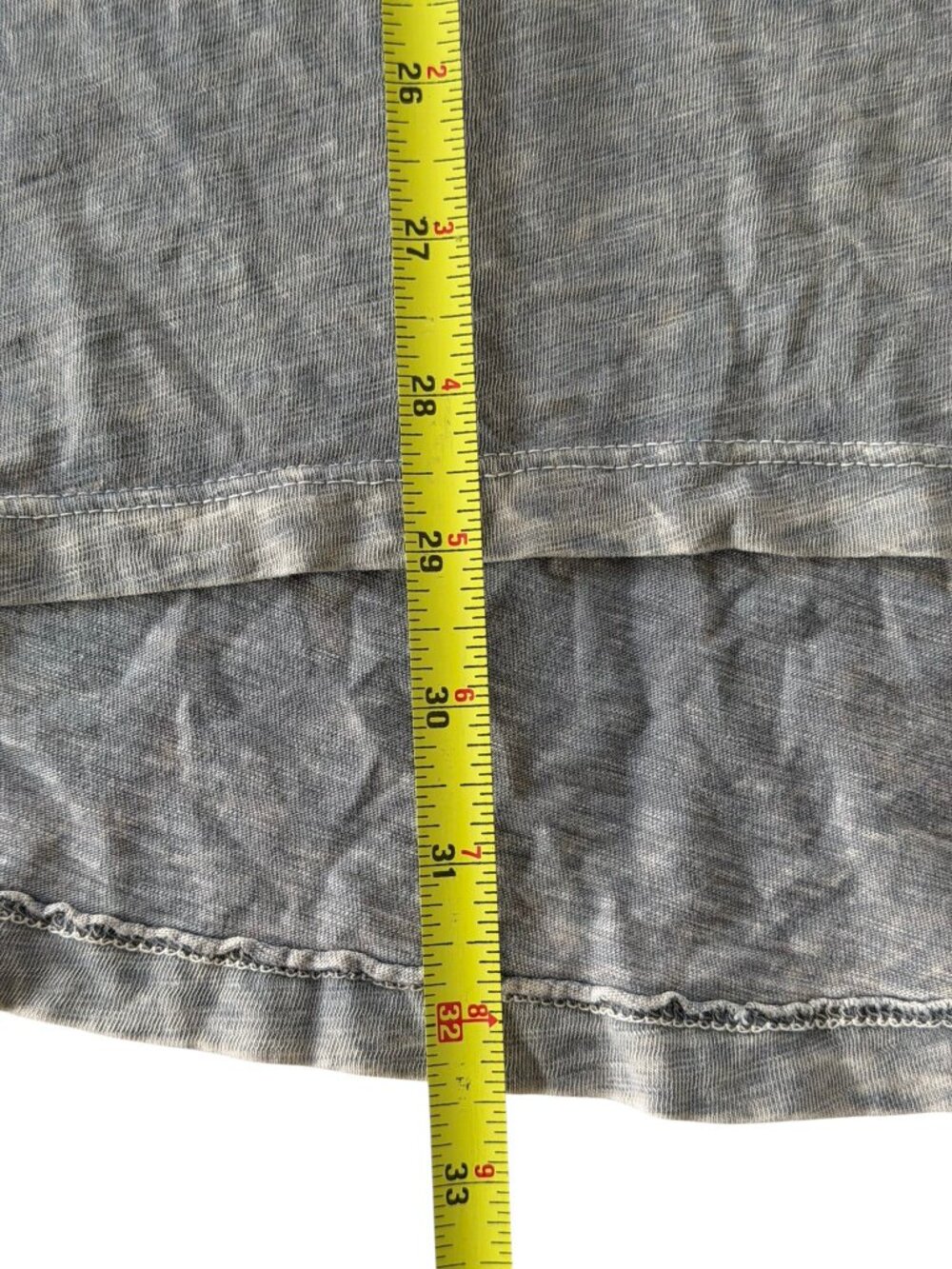 Jess & Jane Cotton Mineral Wash Art-To-Wear Tunic Whimsigoth A-Line Gray USA L - Picture 11 of 12
